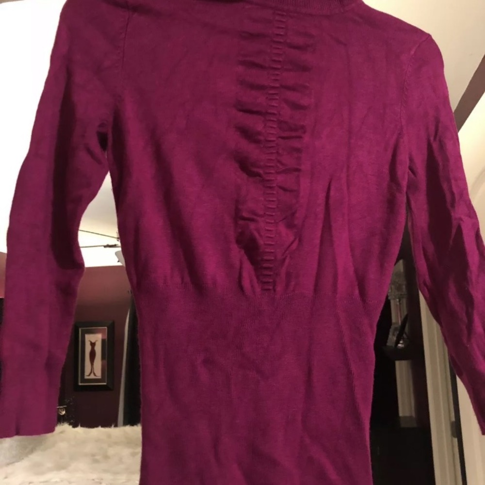 Xs Express magenta turtleneck